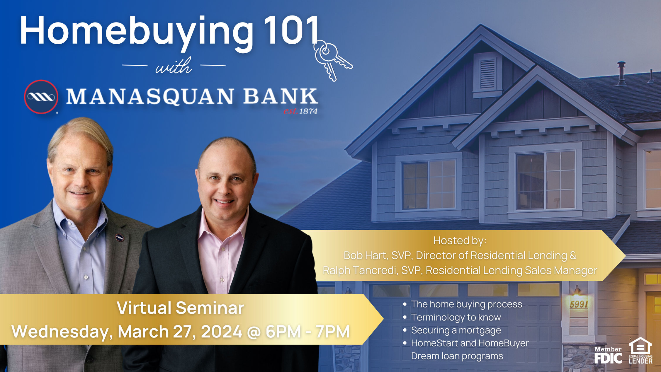 Homebuying 101 with Manasquan Bank - Virtual Homebuying Seminar Beriault